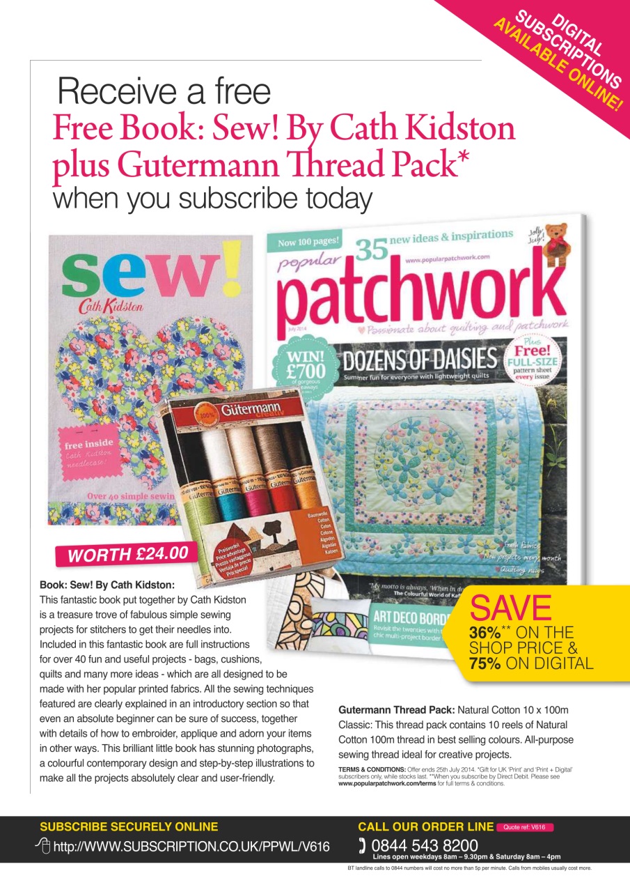 Popular Patchwork Magazine Preview Pages