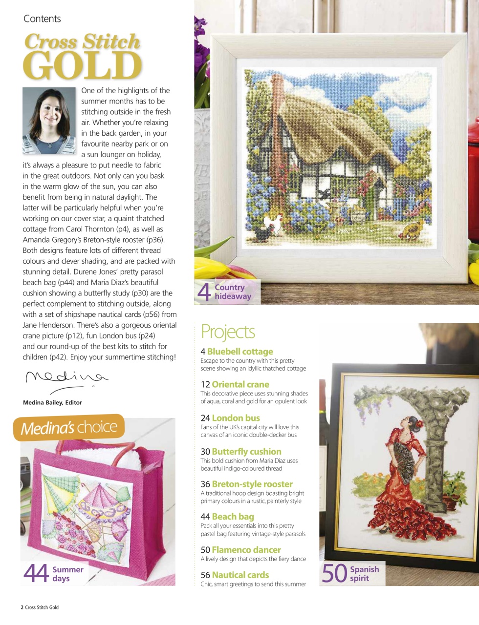 Cross Stitch Gold Preview Pages