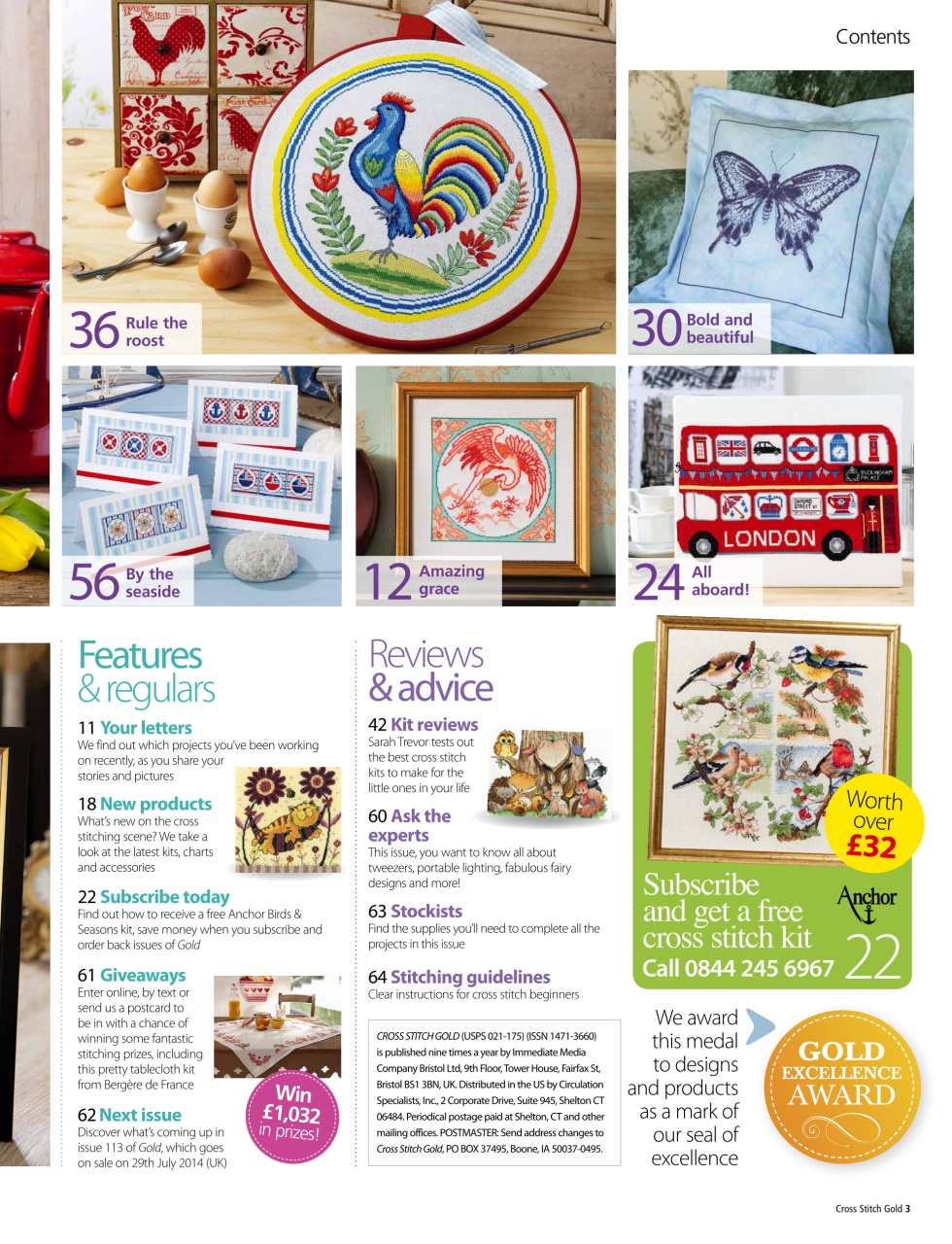 Cross Stitch Gold Preview Pages