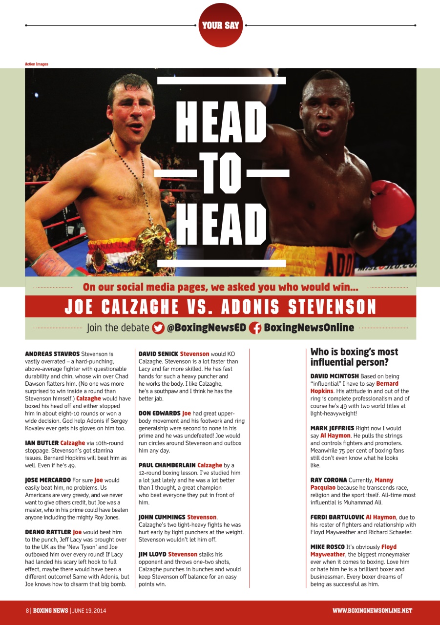 Boxing News Preview Pages