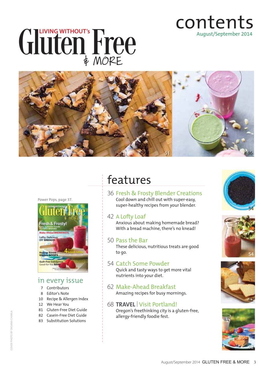 Gluten Free & More Preview Pages