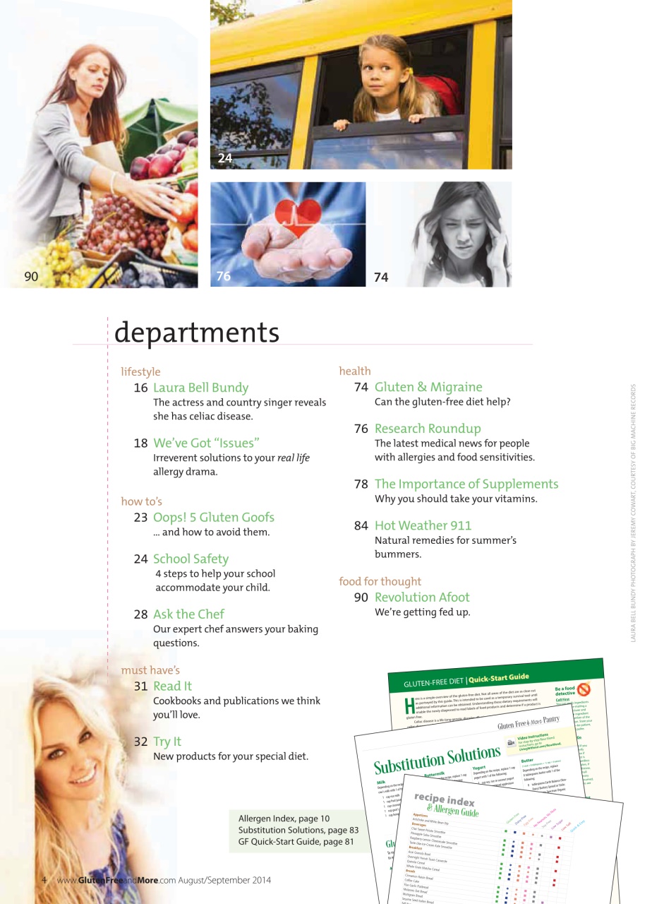 Gluten Free & More Preview Pages