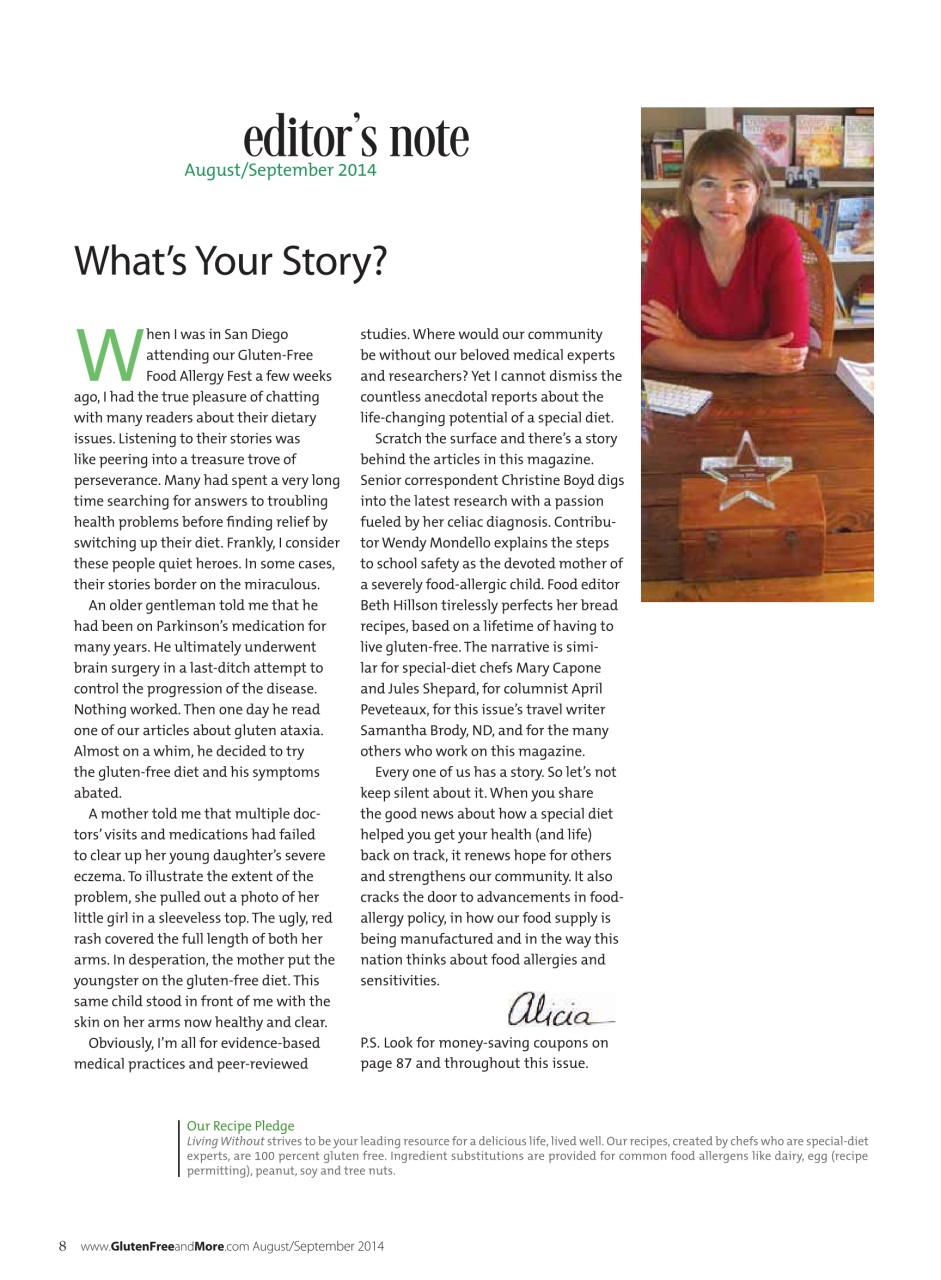 Gluten Free & More Preview Pages