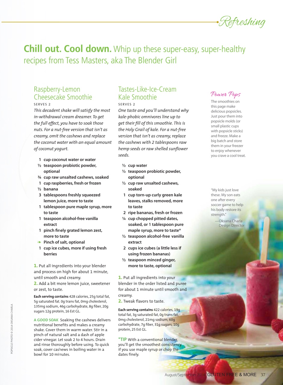 Gluten Free & More Preview Pages