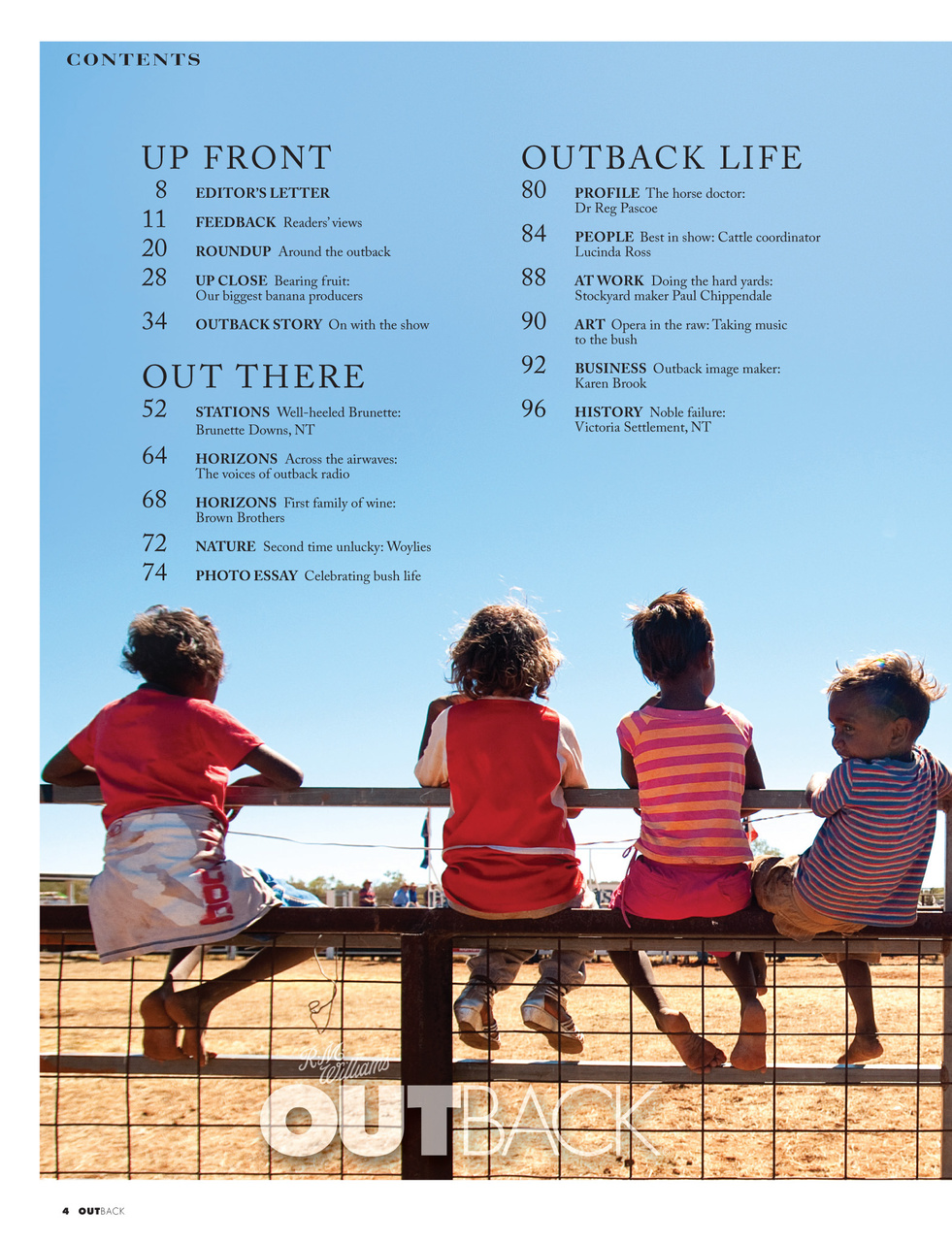 OUTBACK Magazine Preview Pages