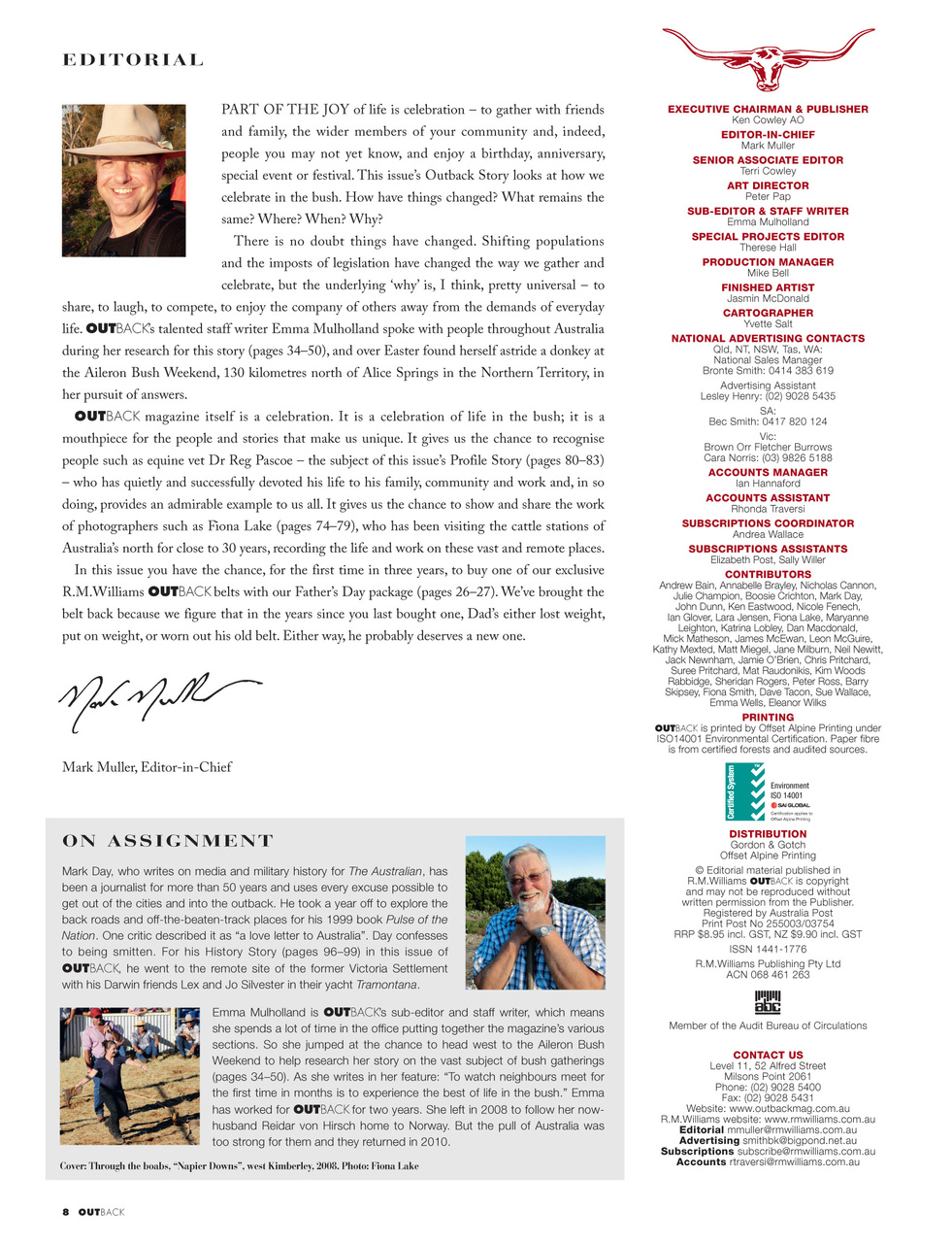 OUTBACK Magazine Preview Pages