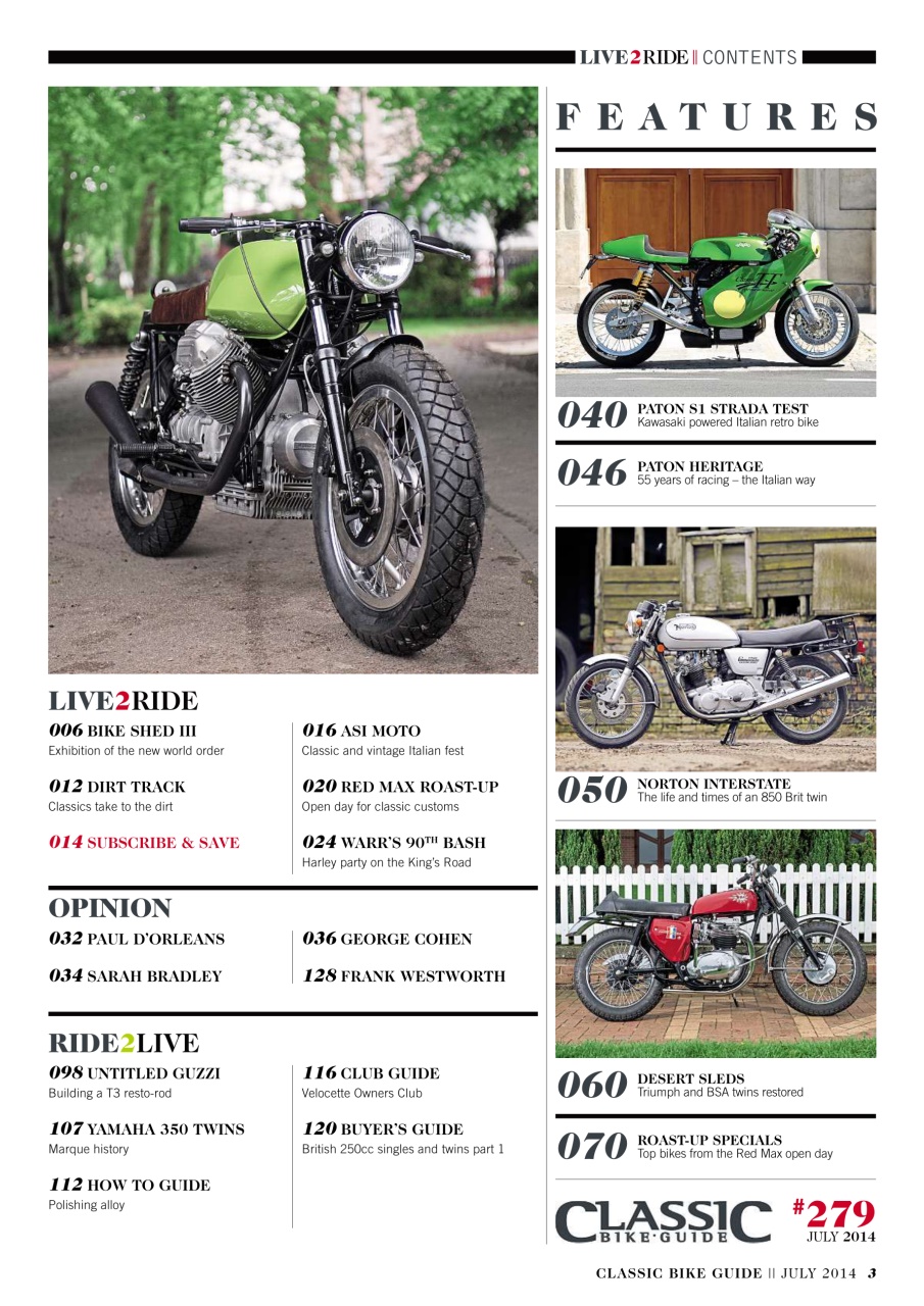 Classic Bike Guide Preview Pages