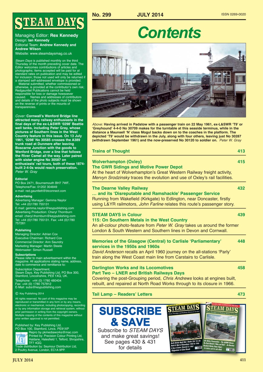 Steam Days Preview Pages