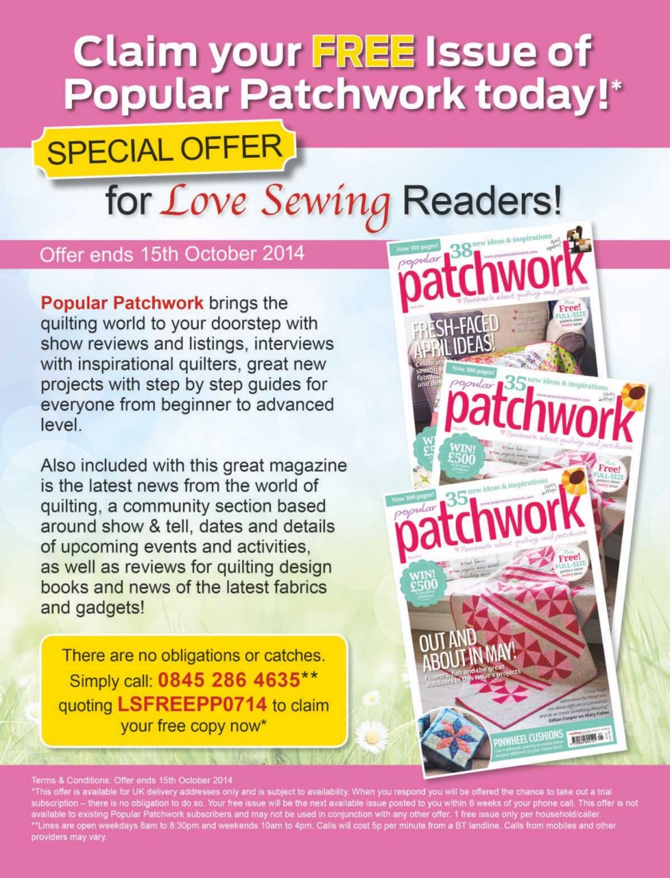 Popular Patchwork Magazine Preview Pages