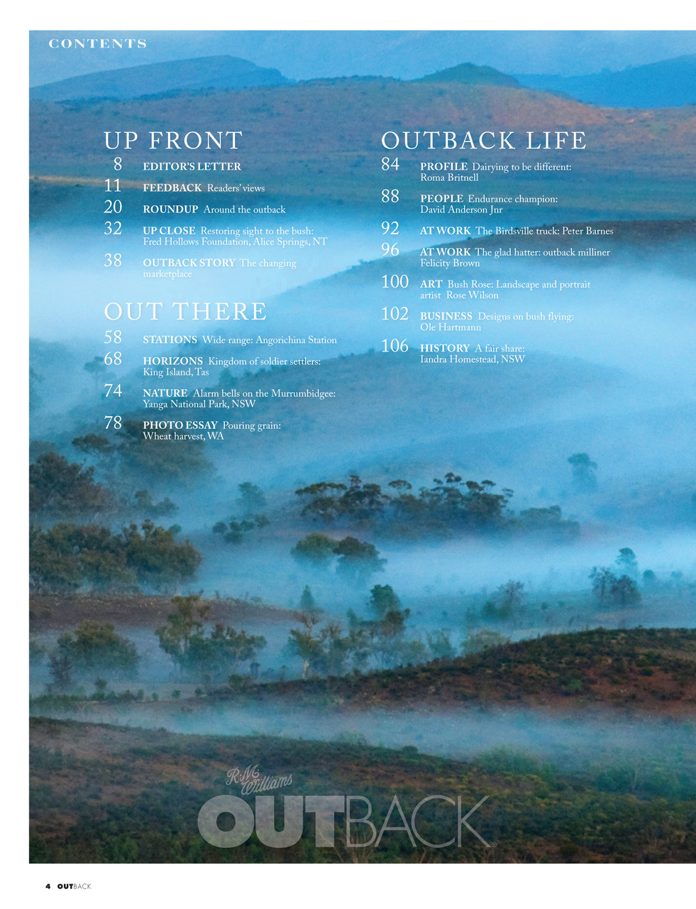 OUTBACK Magazine Preview Pages