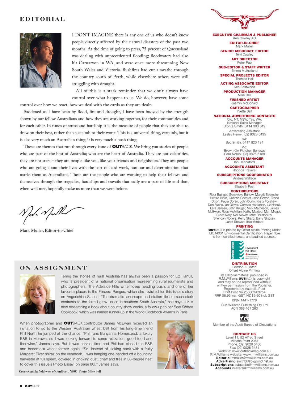 OUTBACK Magazine Preview Pages