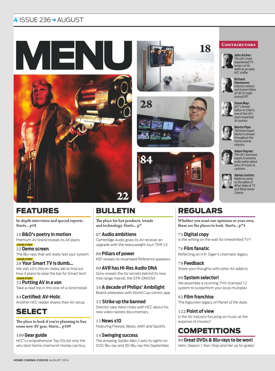 Home Cinema Choice Preview Pages