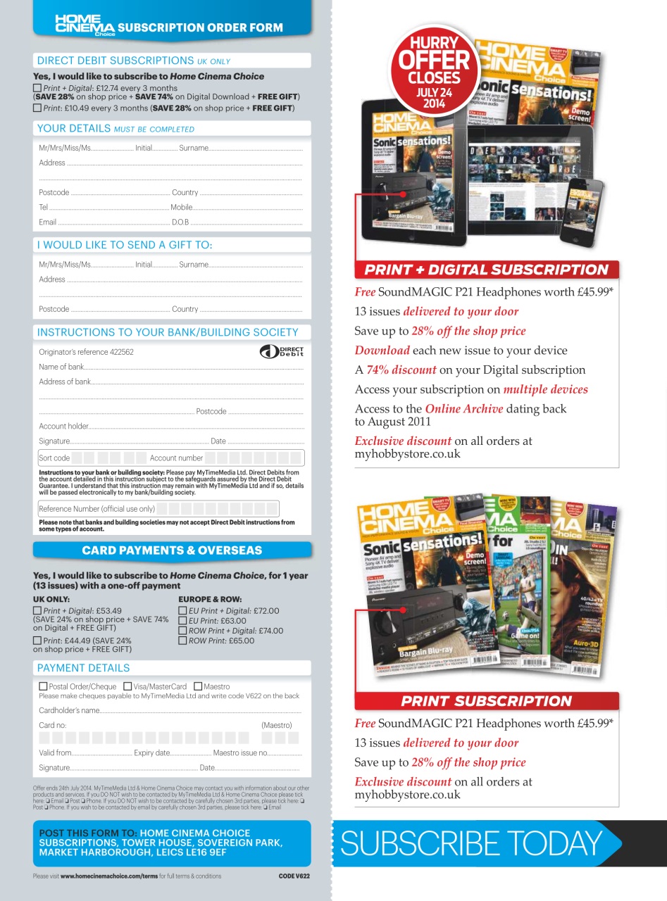 Home Cinema Choice Preview Pages