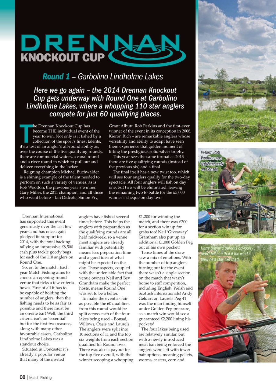 Match Fishing Preview Pages