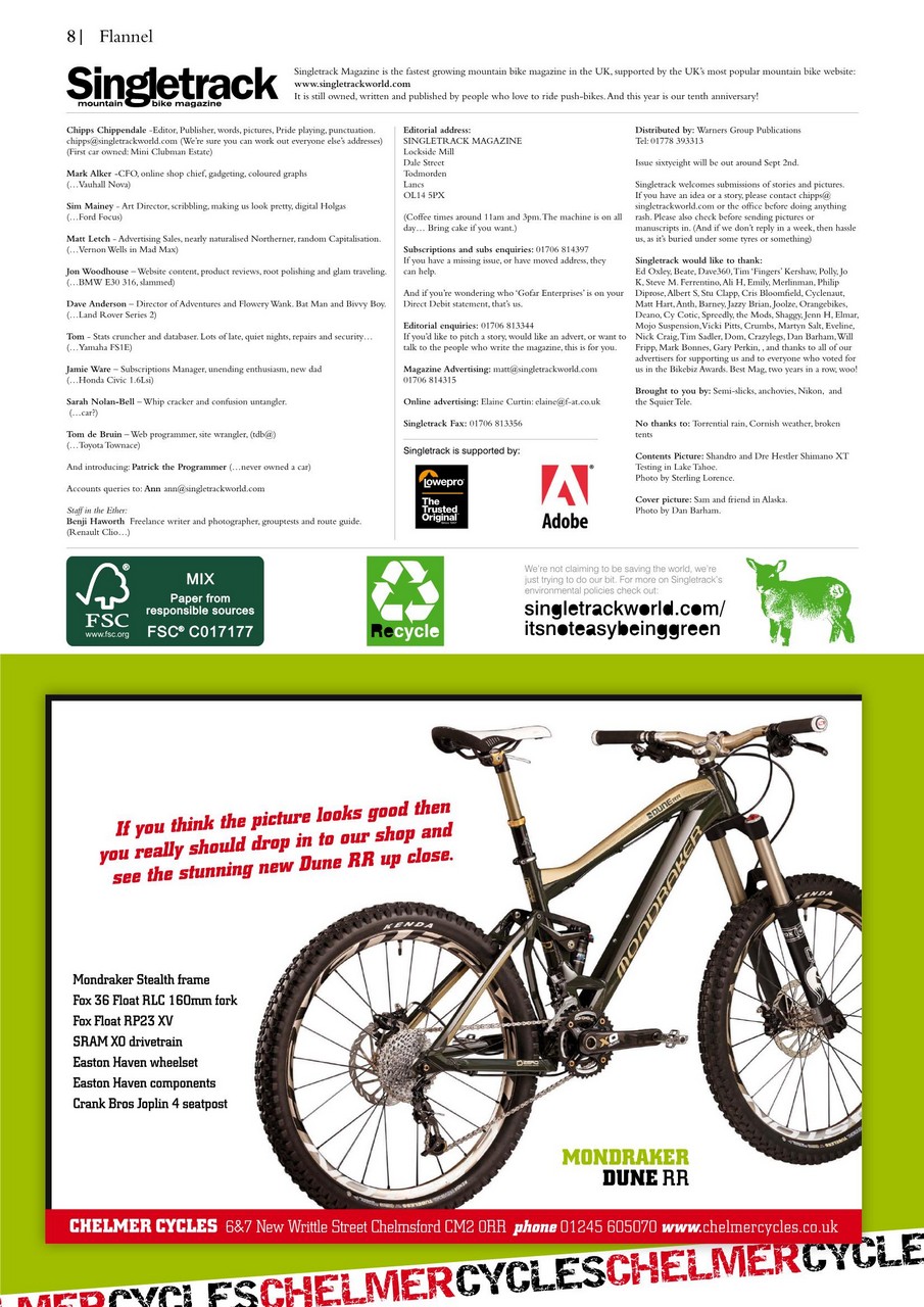 Singletrack Preview Pages