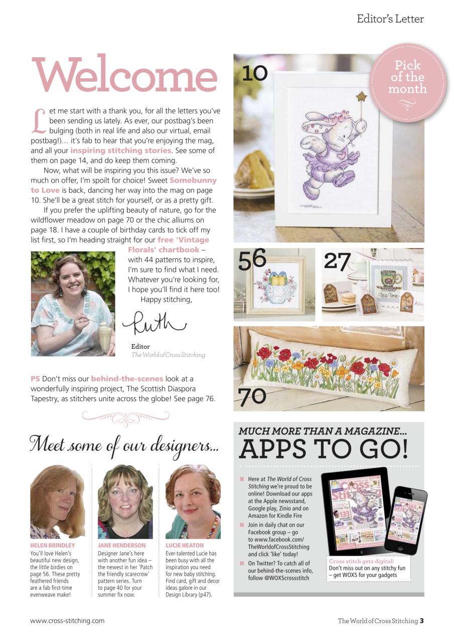 The World of Cross Stitching Preview Pages