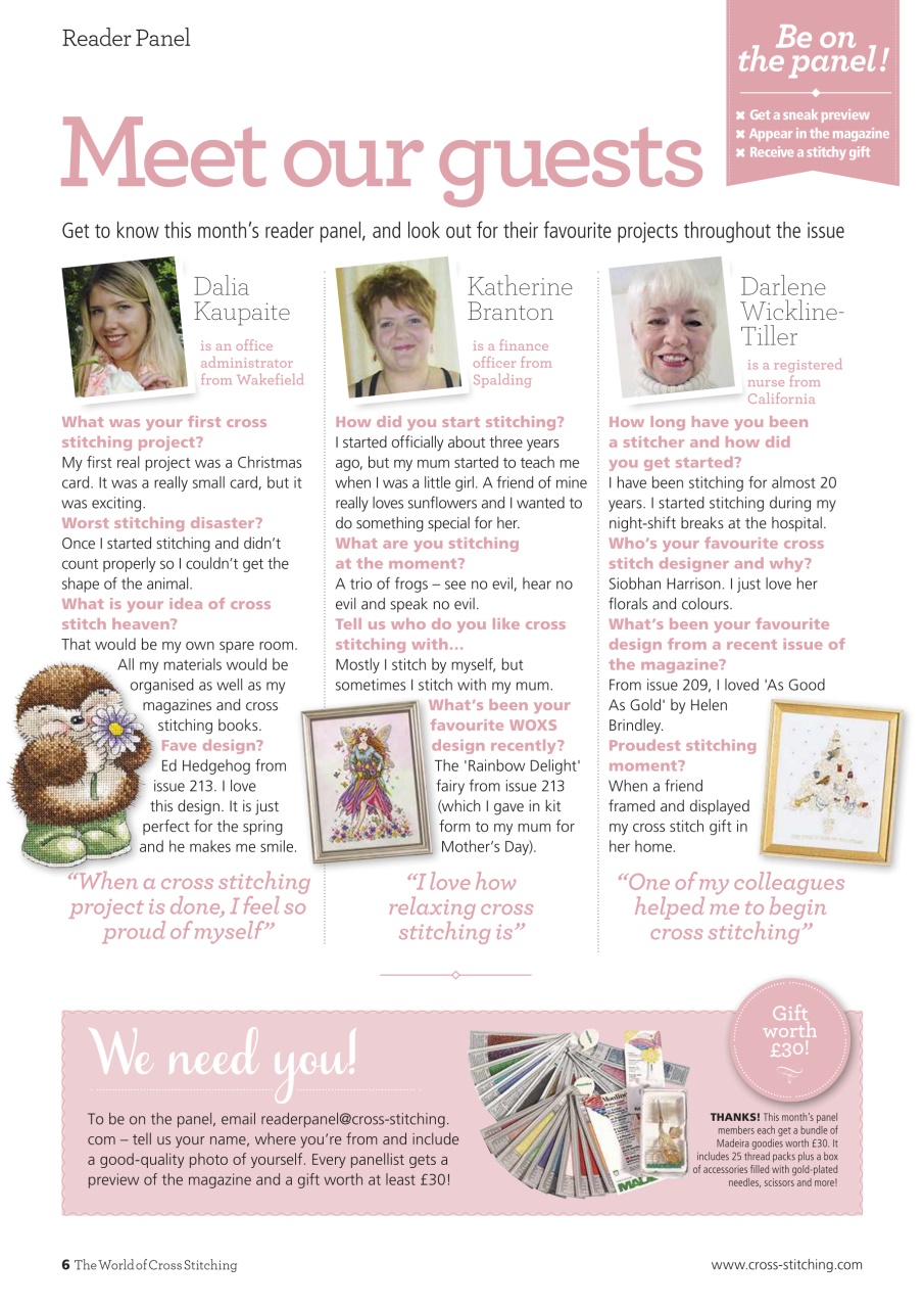 The World of Cross Stitching Preview Pages