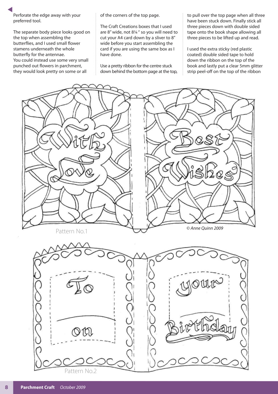 Parchment Craft Preview Pages