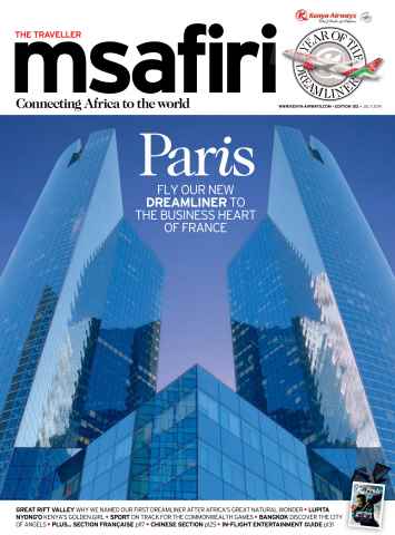 MSAFIRI – Kenya Airways Inflight issue July 2014