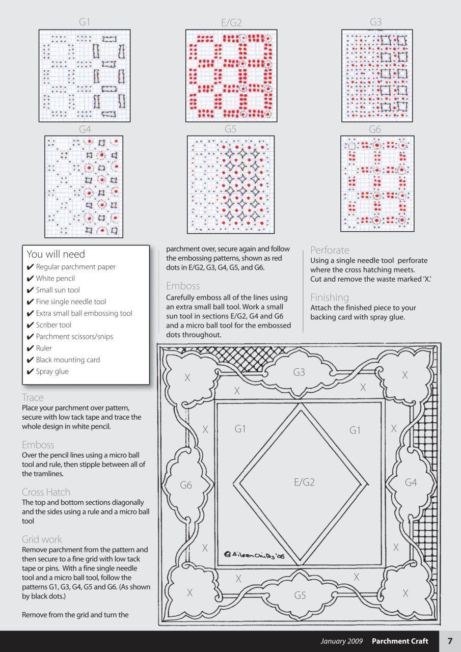 Parchment Craft Preview Pages