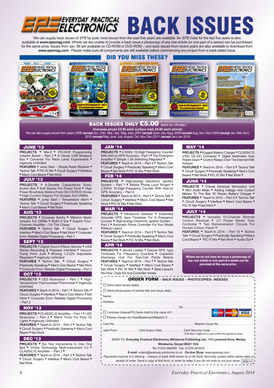 Practical Electronics Preview Pages