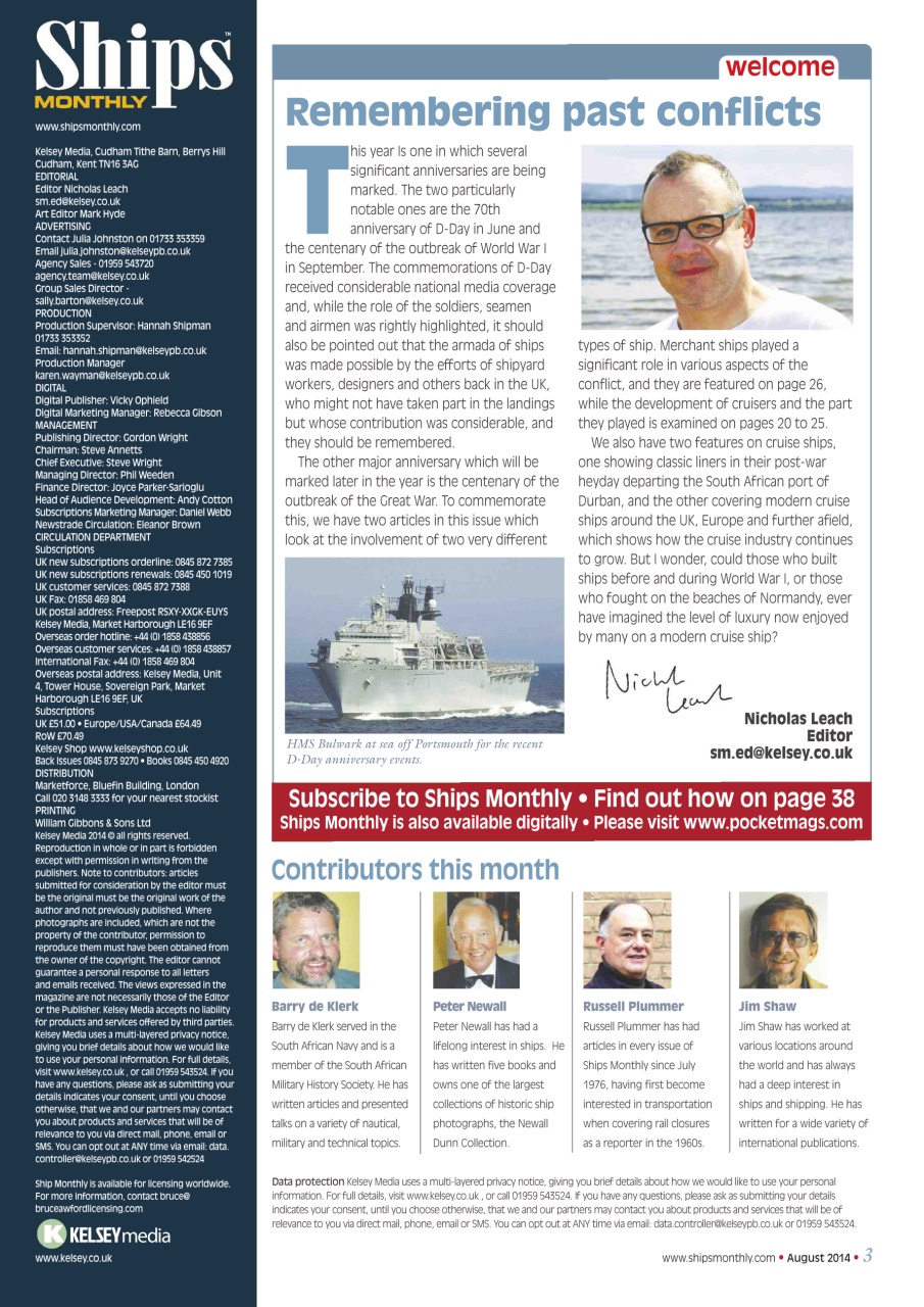 Ships Monthly Preview Pages