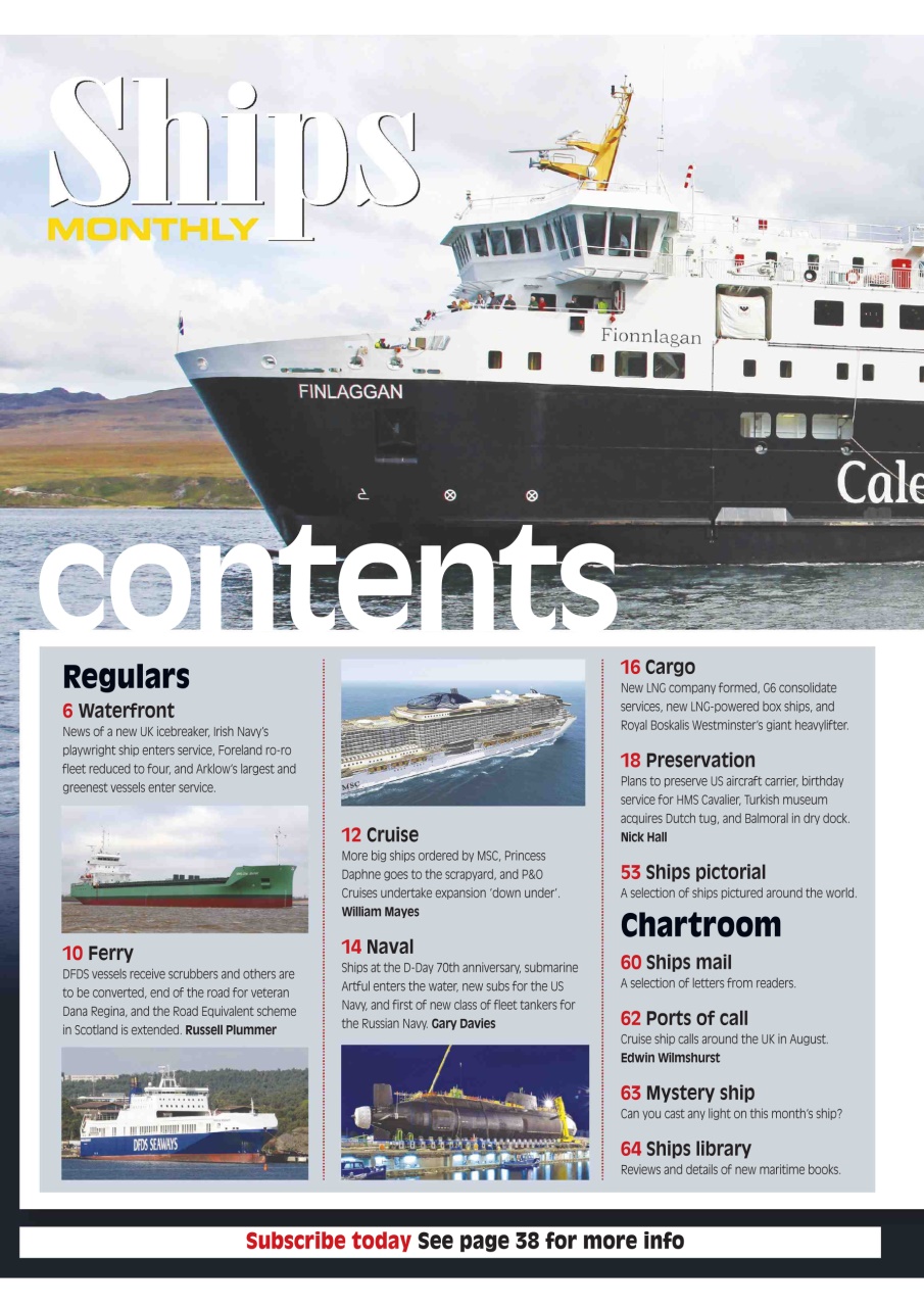 Ships Monthly Preview Pages