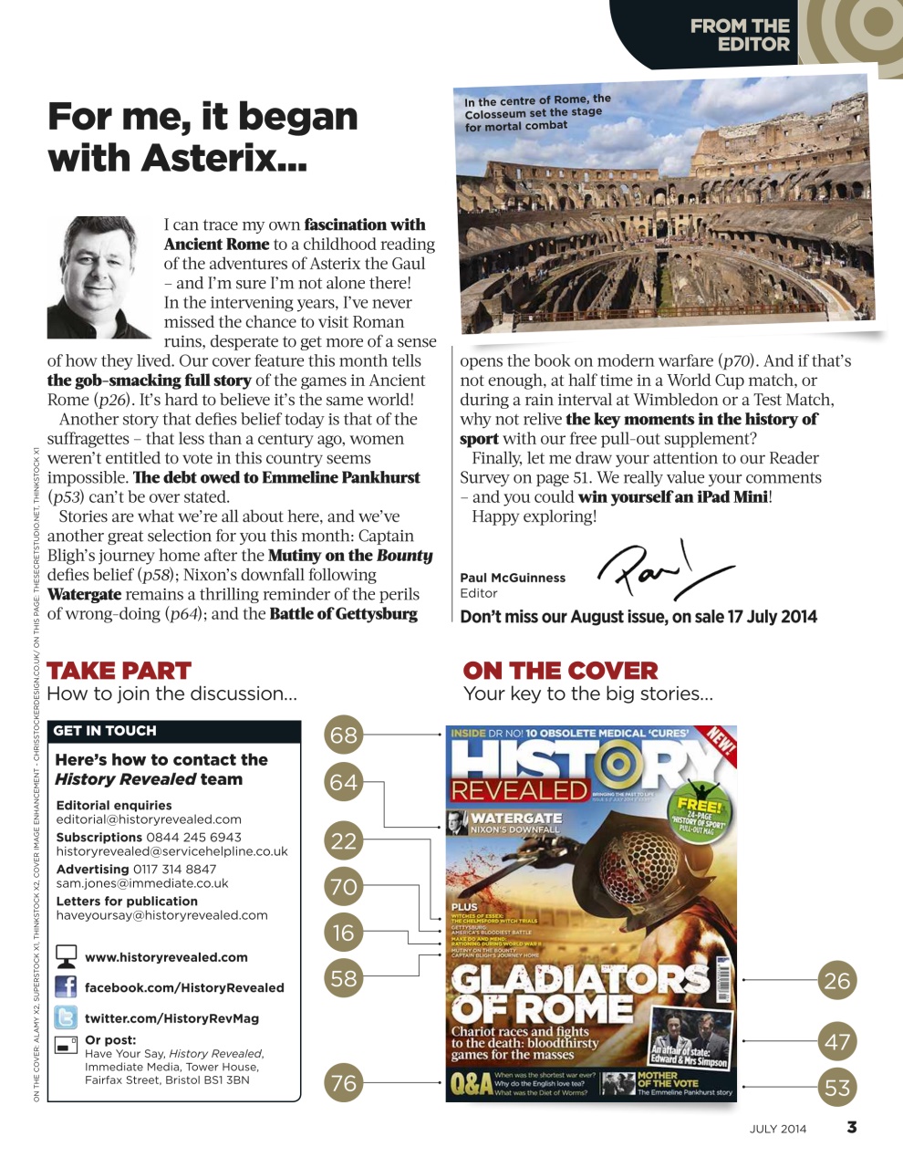 BBC History Revealed Magazine Preview Pages