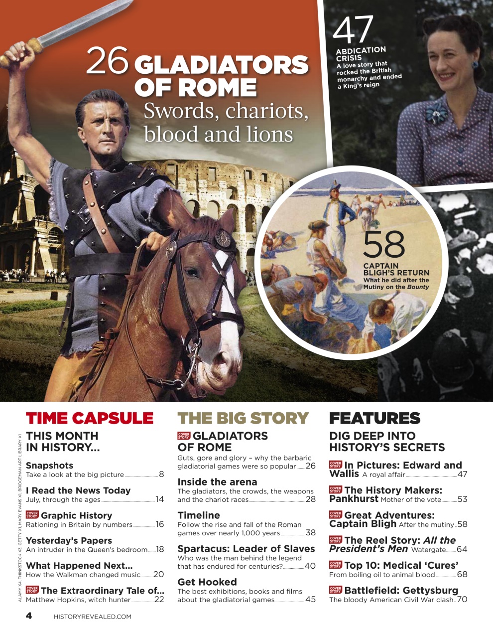 BBC History Revealed Magazine Preview Pages