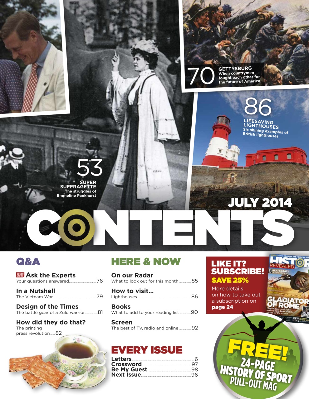 BBC History Revealed Magazine Preview Pages