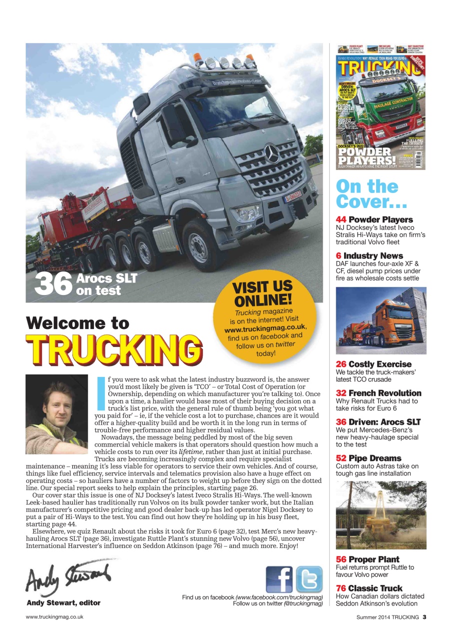 Trucking Magazine Preview Pages