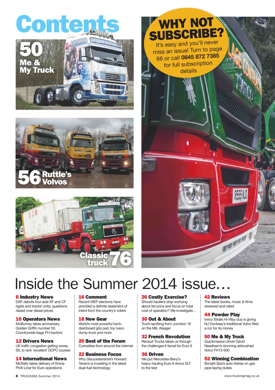Trucking Magazine Preview Pages