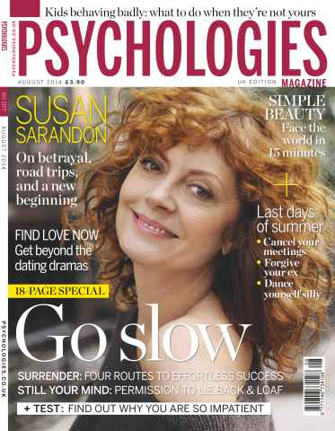 Psychologies issue No.107 Susan Sarandon