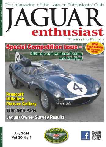 Jaguar Enthusiast issue Vol.30 No.7 Special Competition Issue