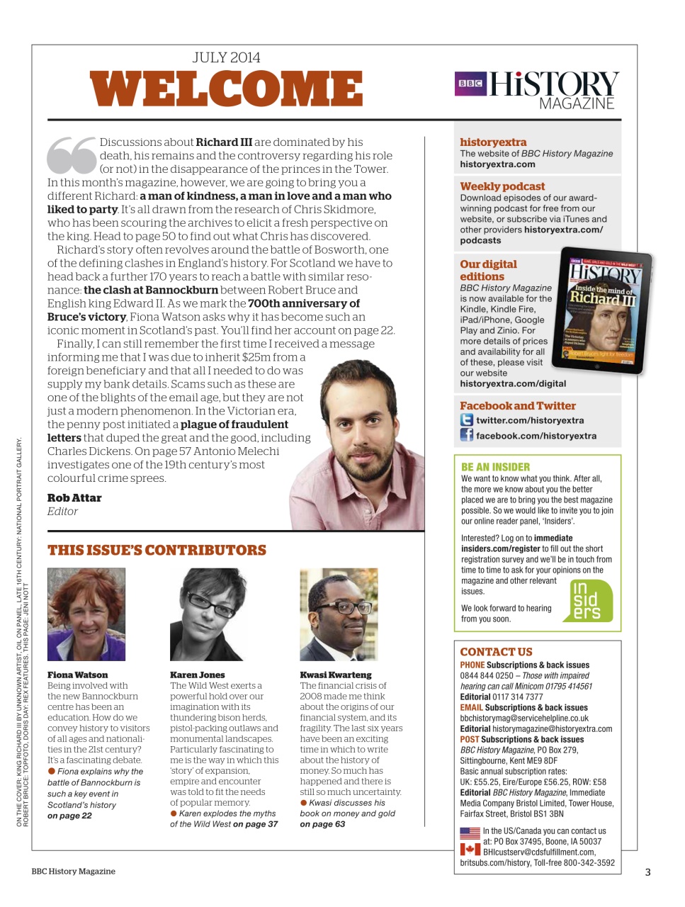 History Extra Magazine Preview Pages