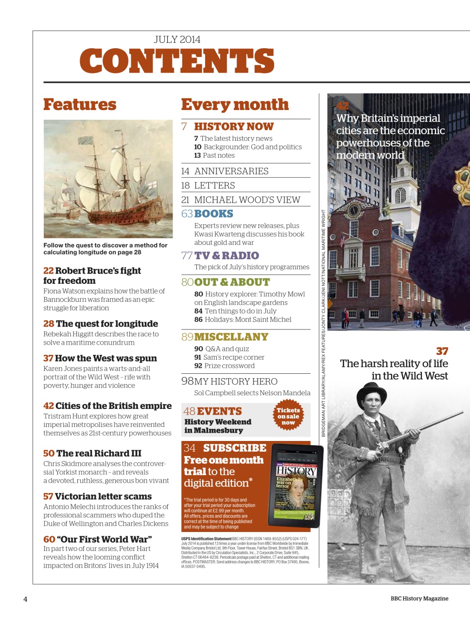 History Extra Magazine Preview Pages