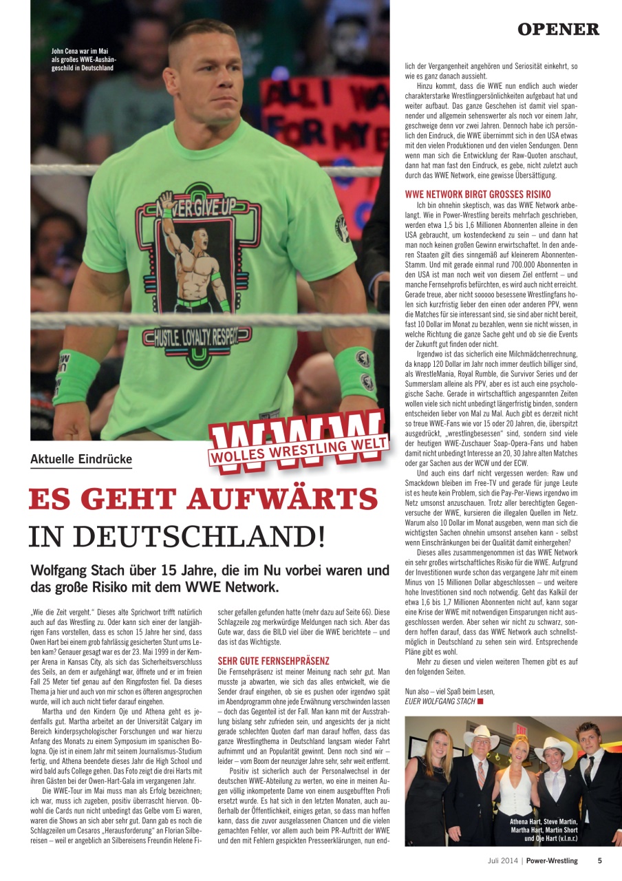 Power-Wrestling Preview Pages