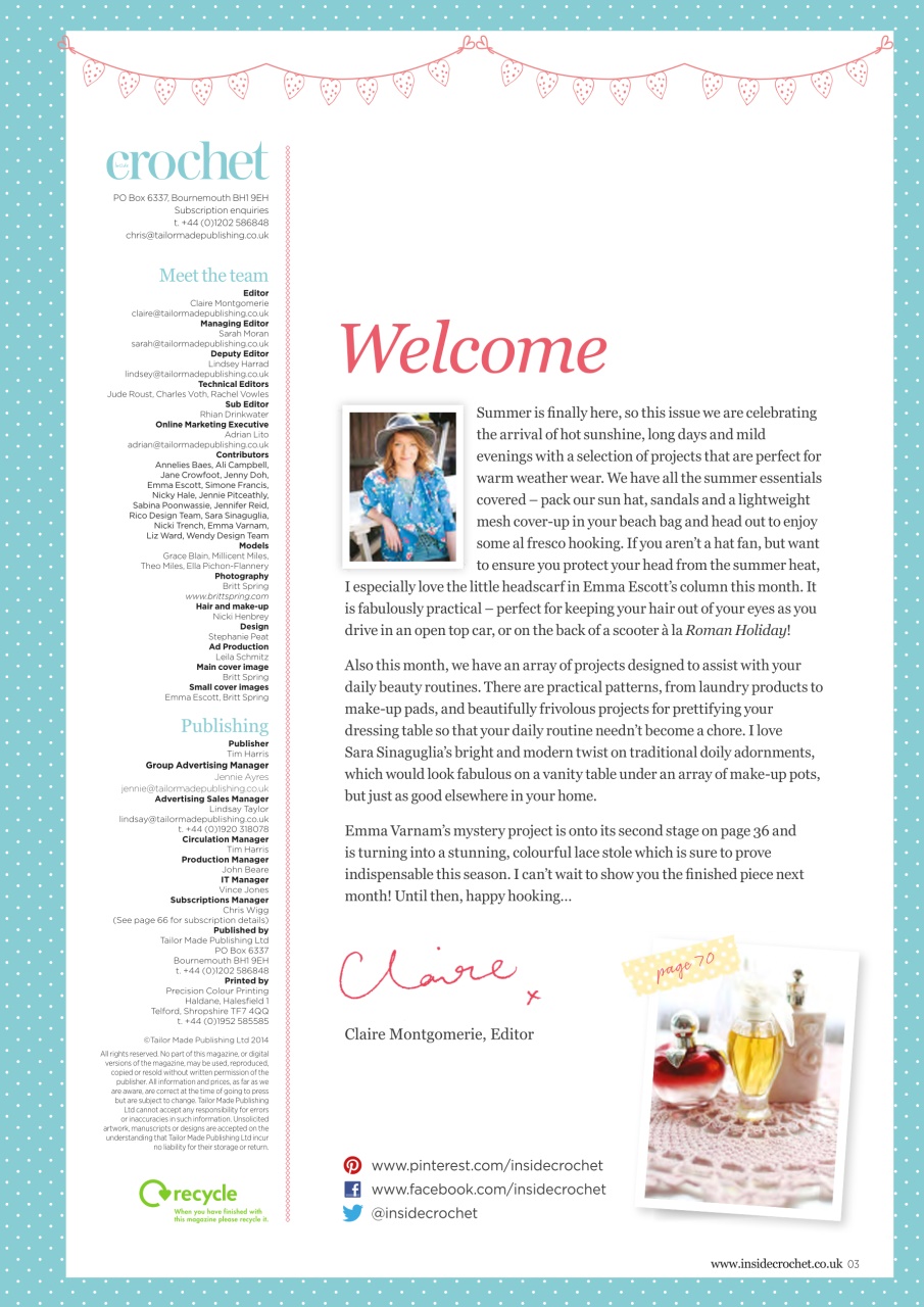 Inside Crochet Preview Pages