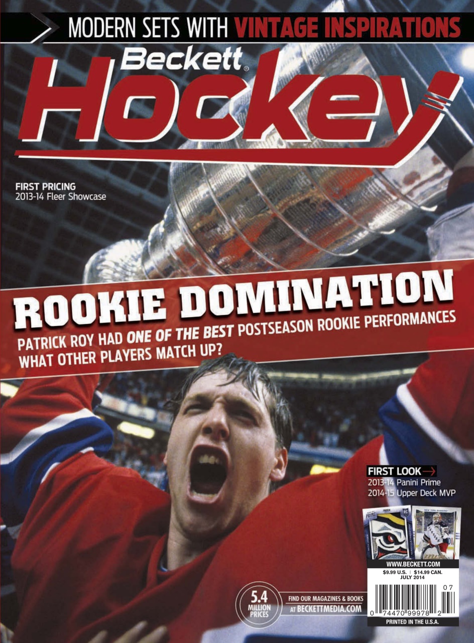 Beckett Hockey Magazine Preview Pages