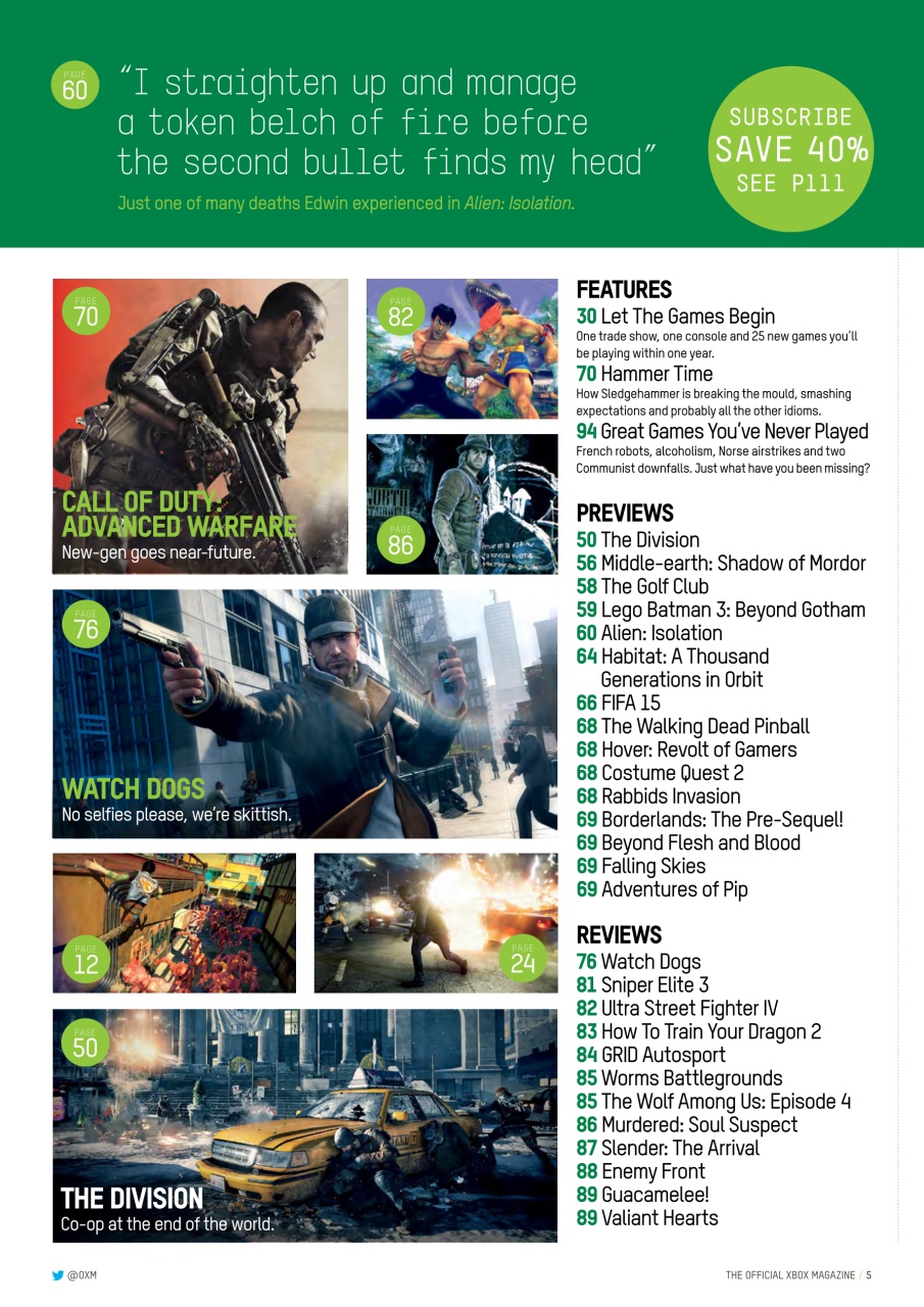 Official Xbox Magazine (UK Edition) Preview Pages