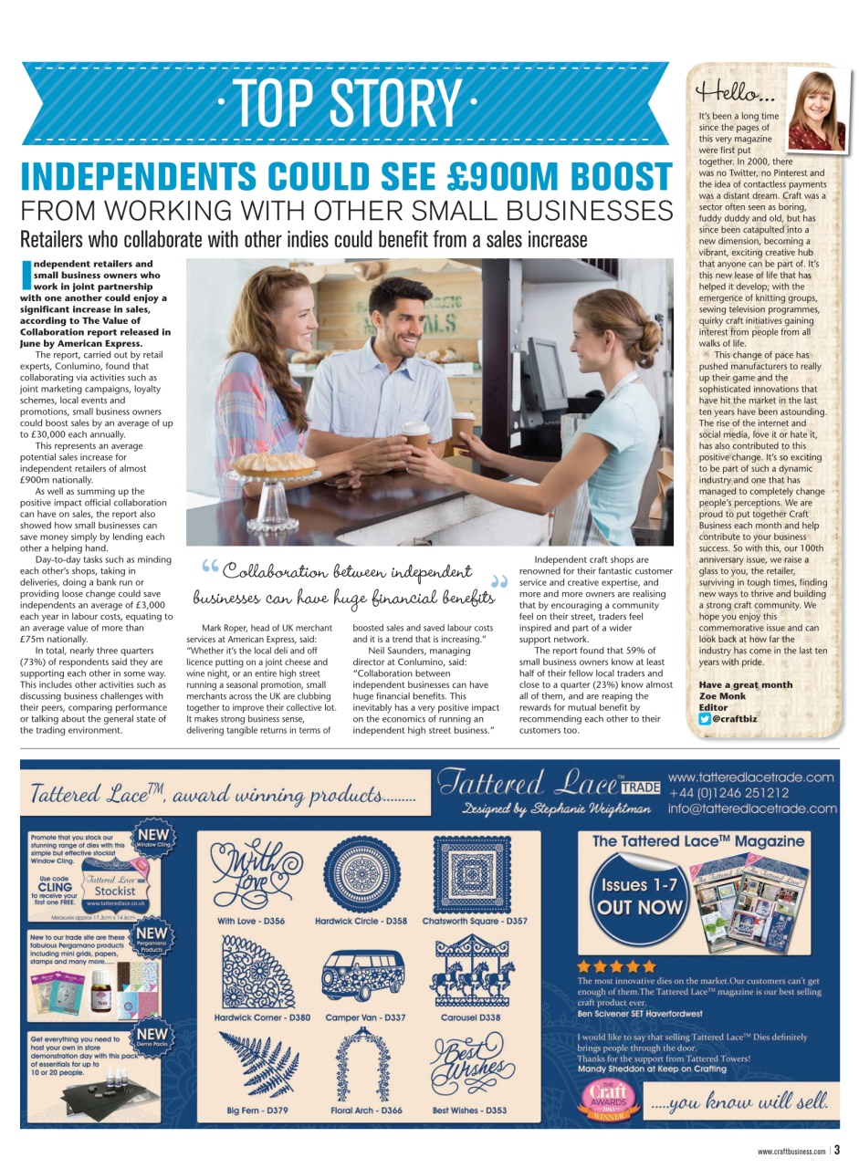 Craft Business Preview Pages