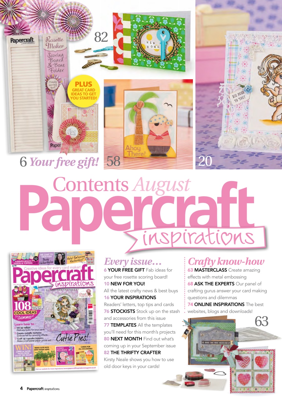 Papercraft Inspirations Preview Pages