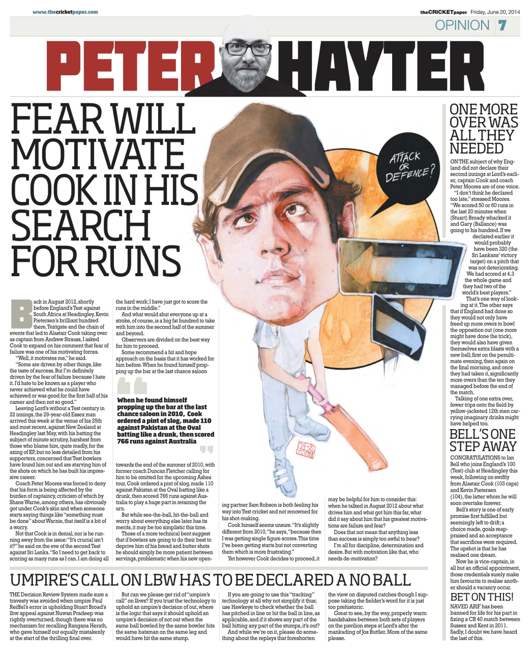The Cricket Paper Preview Pages