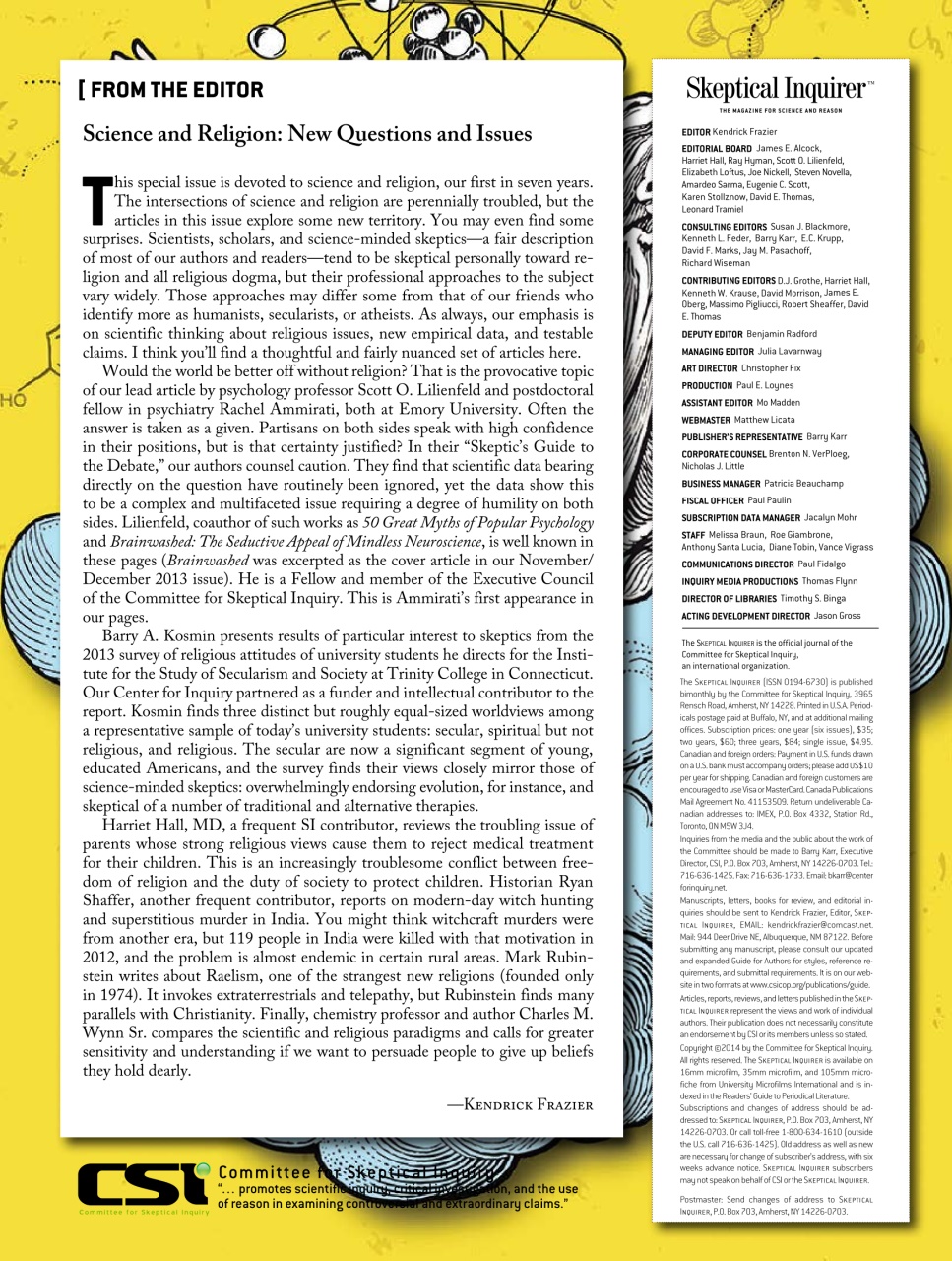 Skeptical Inquirer Preview Pages