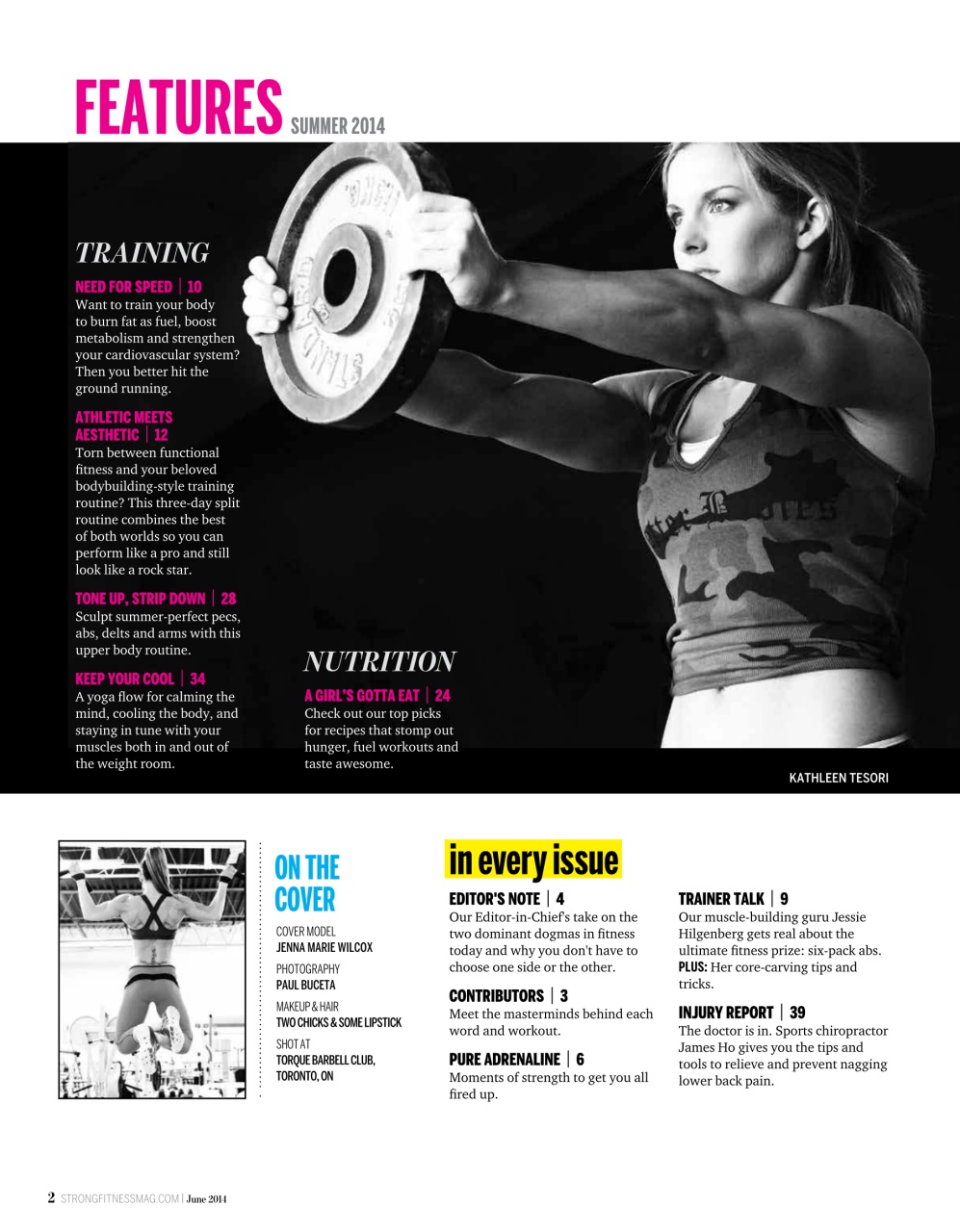 Strong Fitness Preview Pages