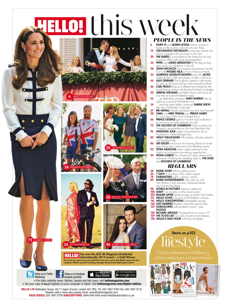 Hello! Magazine Preview Pages