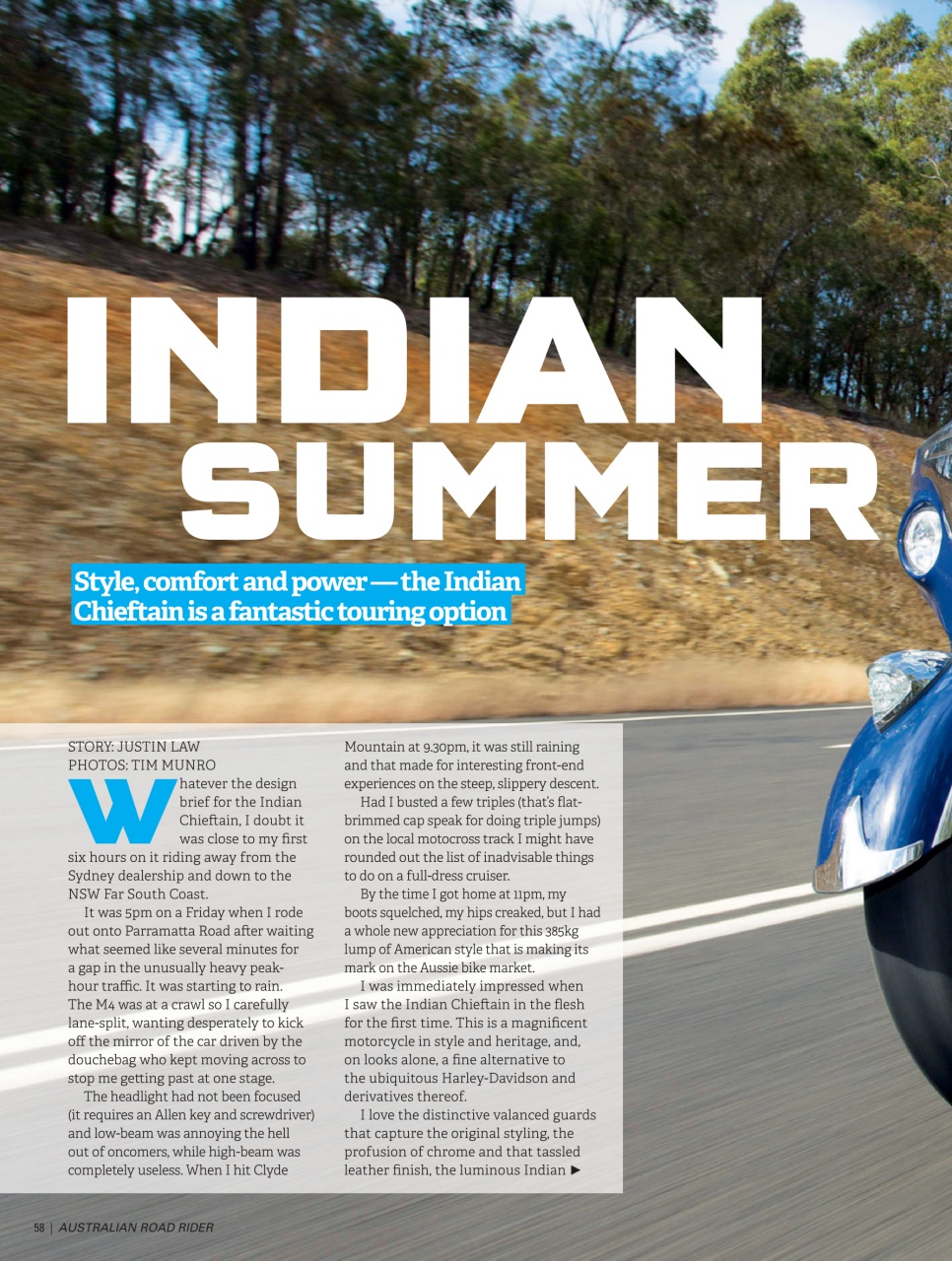 Australian Road Rider Preview Pages