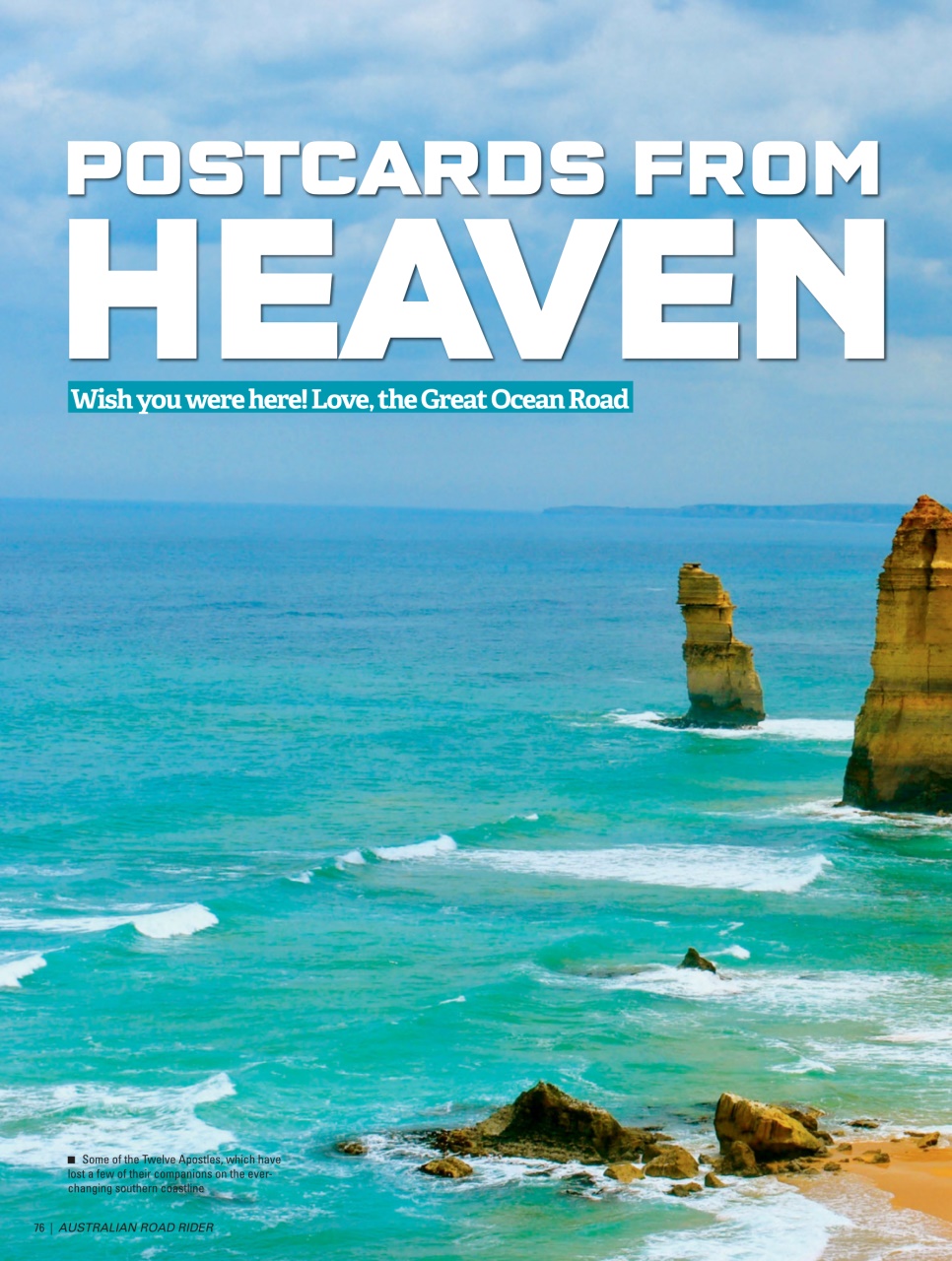 Australian Road Rider Preview Pages