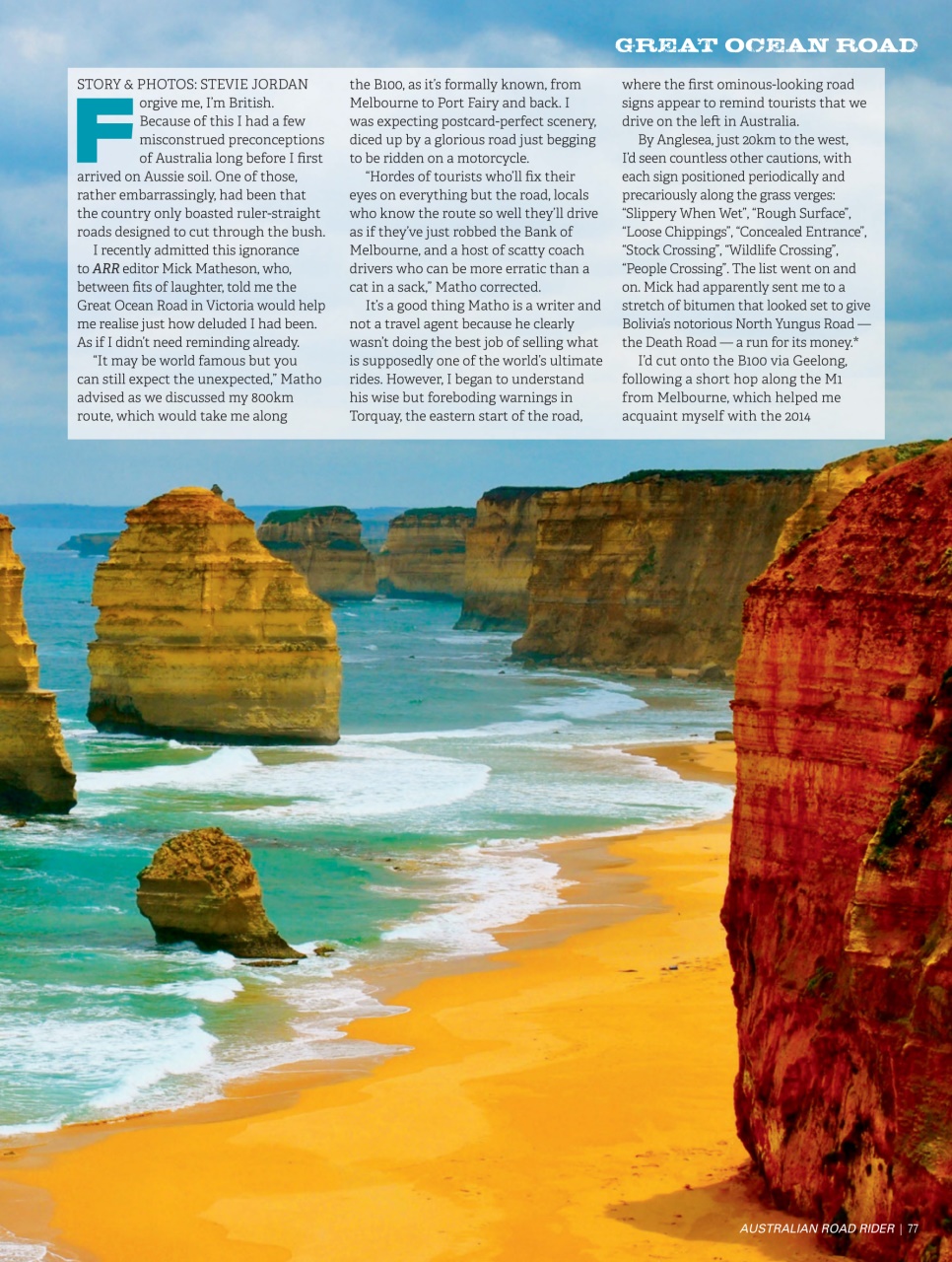 Australian Road Rider Preview Pages