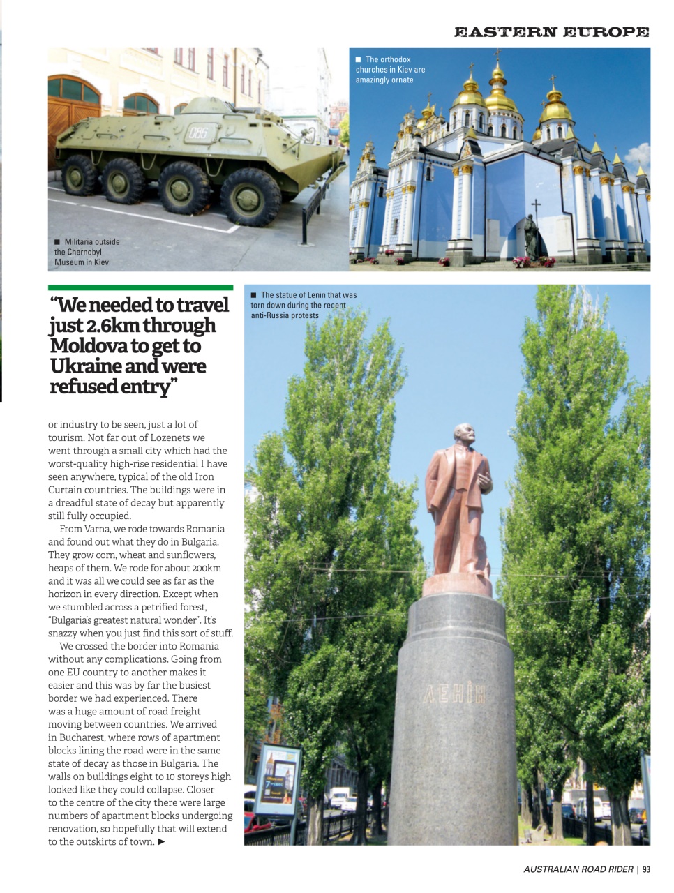 Australian Road Rider Preview Pages